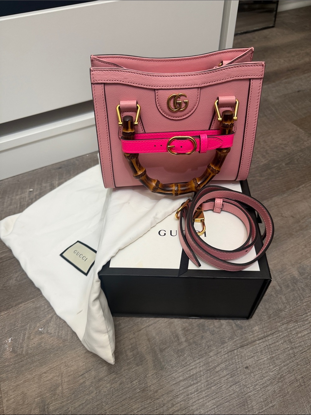 Gucci Diana Pink Mini Bag